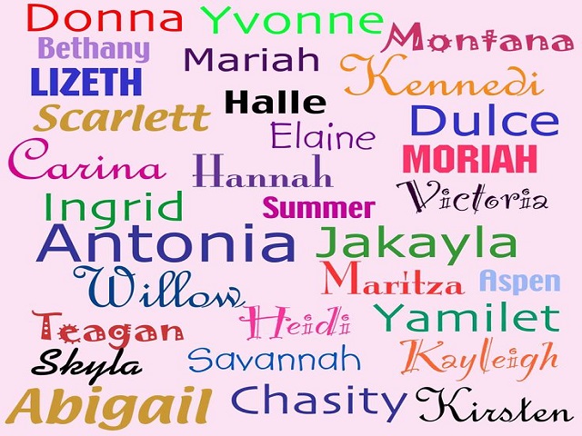 nomi femminili inglesi