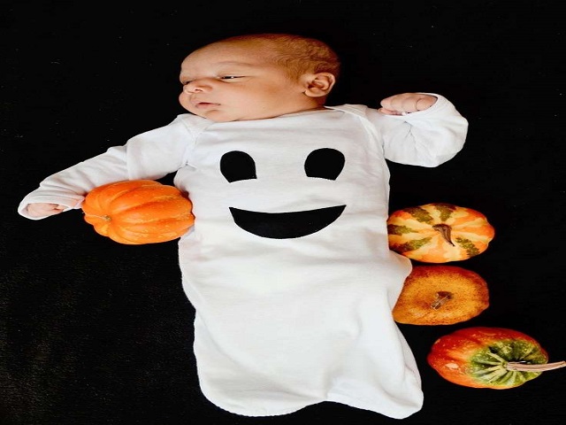 costume fantasma neonato
