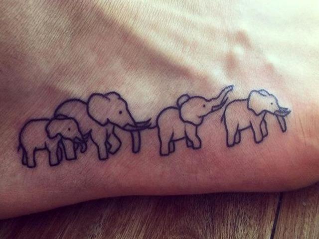 tattoo elefantino