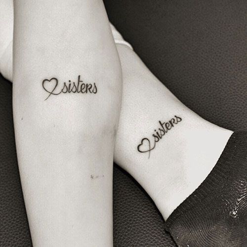 tatuaggi tra sorelle