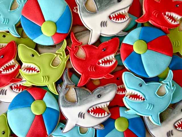 dolci a forma di squalo