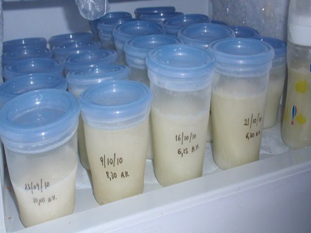 conservazione latte materno