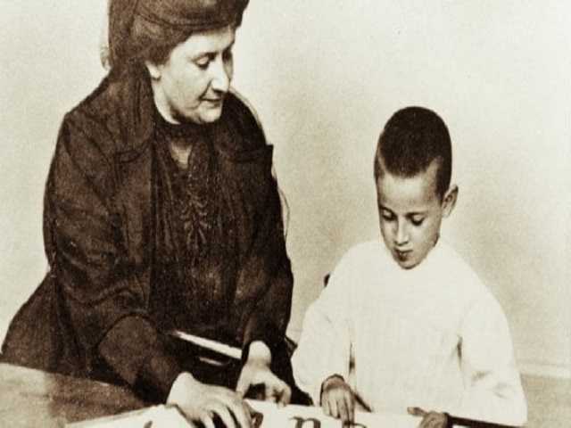 Maria Montessori bambini