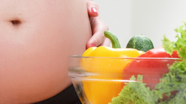 Foto gravidanza e cibo