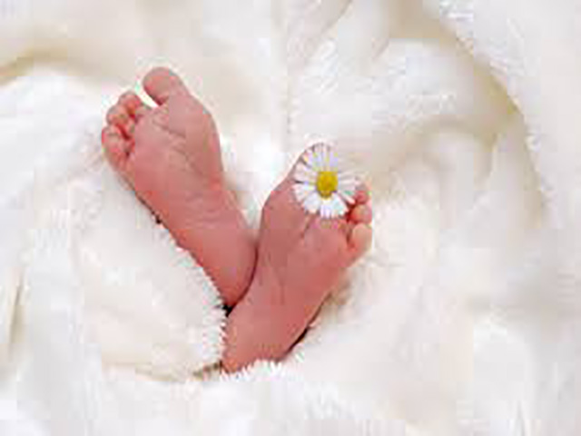Foto piedini neonato