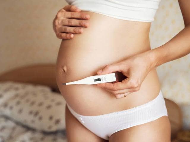 foto febbre gravidanza pancione