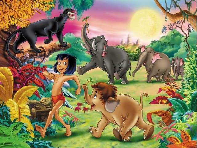 foto il libro della giungla mowgli