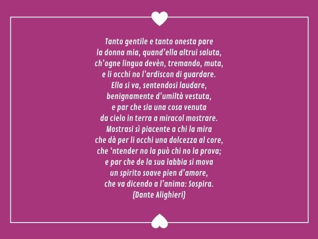 poesia d'amore per lei